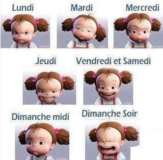 Jours semaine